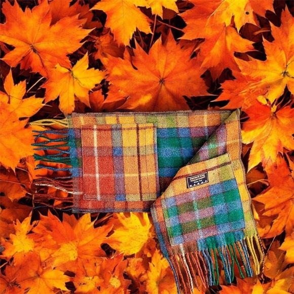 Patrick King Woollen Company Deluxe Wool Fringe Multicolor Scarf - Picture 6 of 8